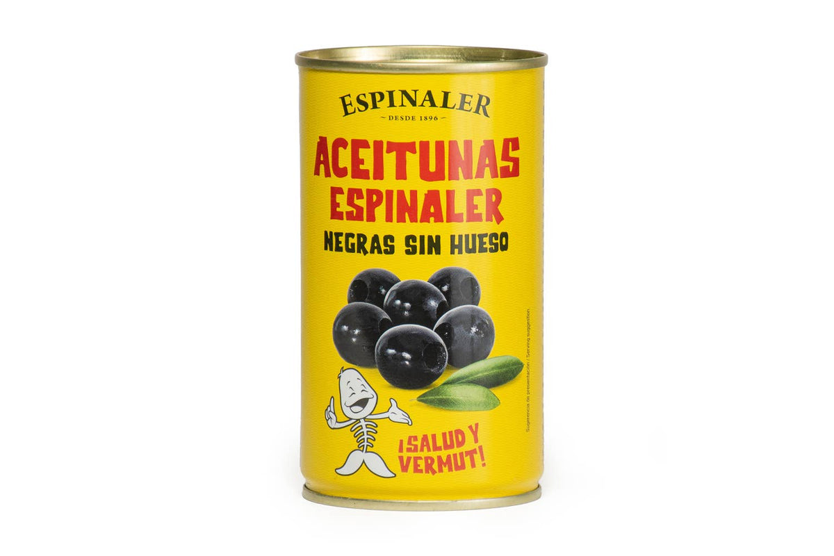 Zwarte Olijven Zonder Pit – Espinaler 350 g