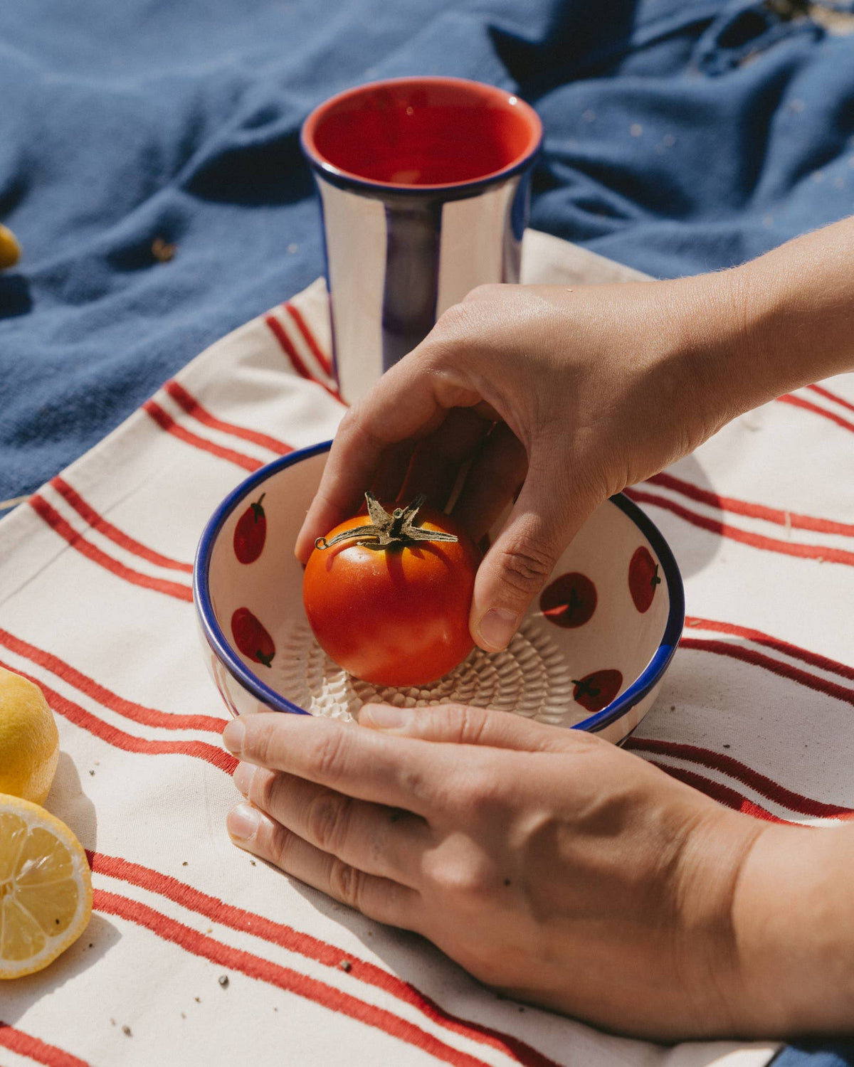Reibeschale Pomodoro Mittelgroß – 15 cm