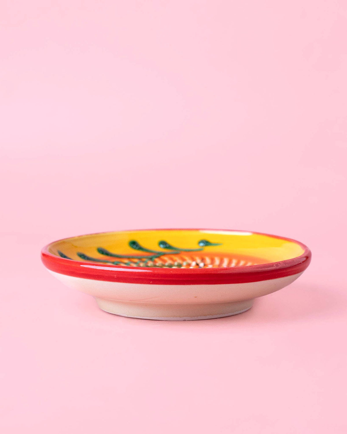 Keramik Reibeteller Provenzalisch Klein – 12,5 cm