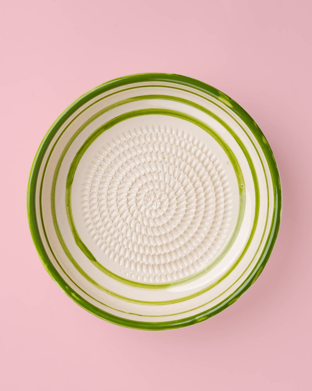 Reibeschale Olivgrün Groß – 19 cm