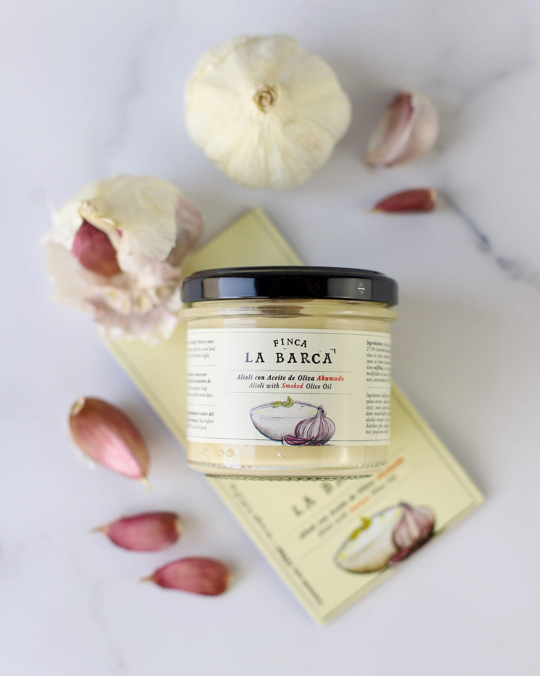 Aioli mit geräuchertem Olivenöl – Finca La Barca 120 ml