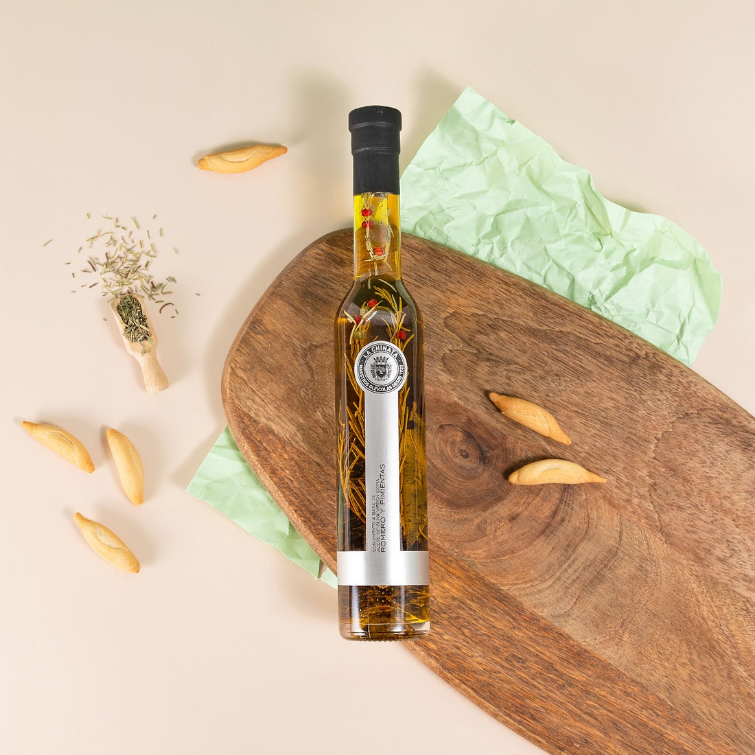 Spanisches Olivenöl mit Rosmarin &amp; Pfeffer – 250 ml
