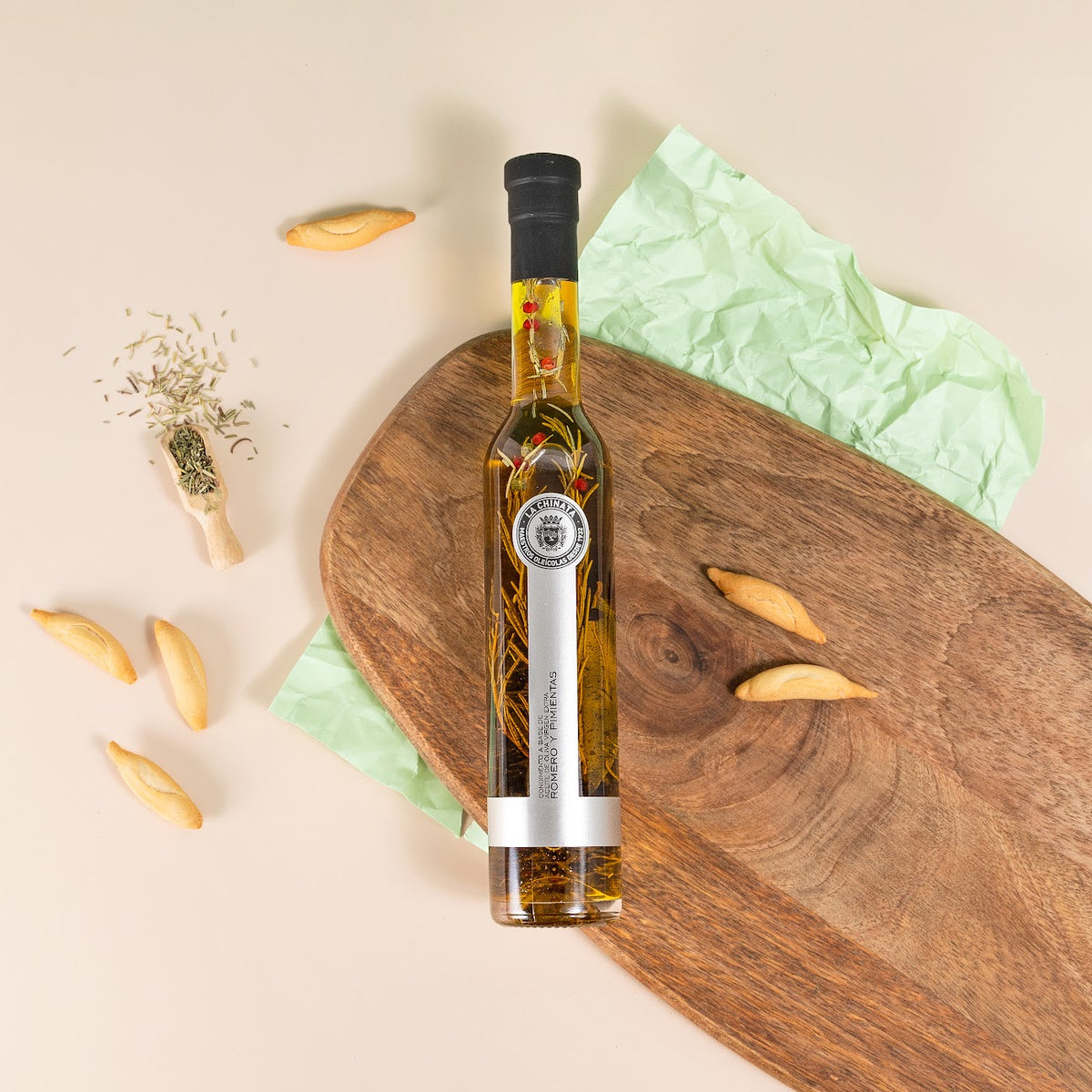 Spanisches Olivenöl mit Rosmarin &amp; Pfeffer – 250 ml