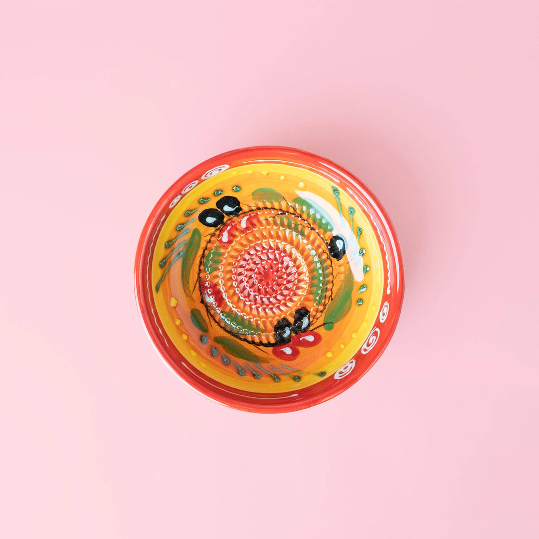 Keramik-Reibeteller Provenzalisch Mittelgroß – 15 × 5 cm