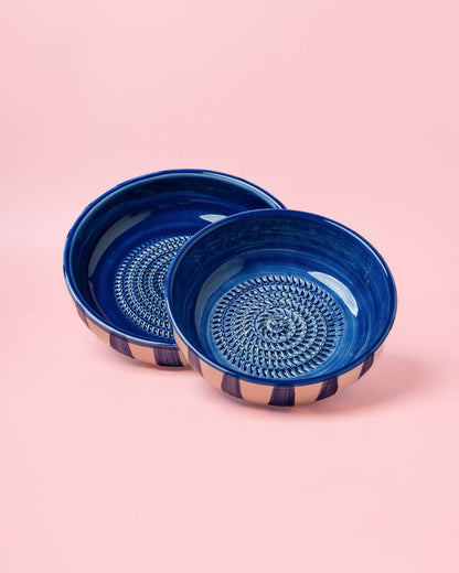 Keramik Reibeschale Costa Azul – 15 cm / 19 cm