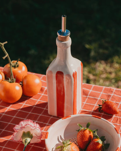 Ölflasche Sweetheart – Rot/Rosa 475 ml