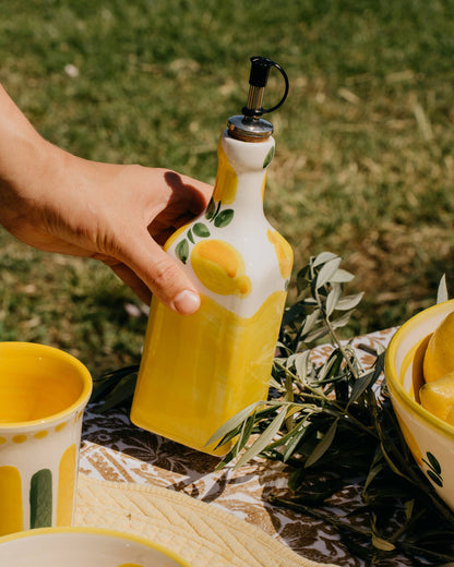 Ölflasche Limone – Keramik 475 ml