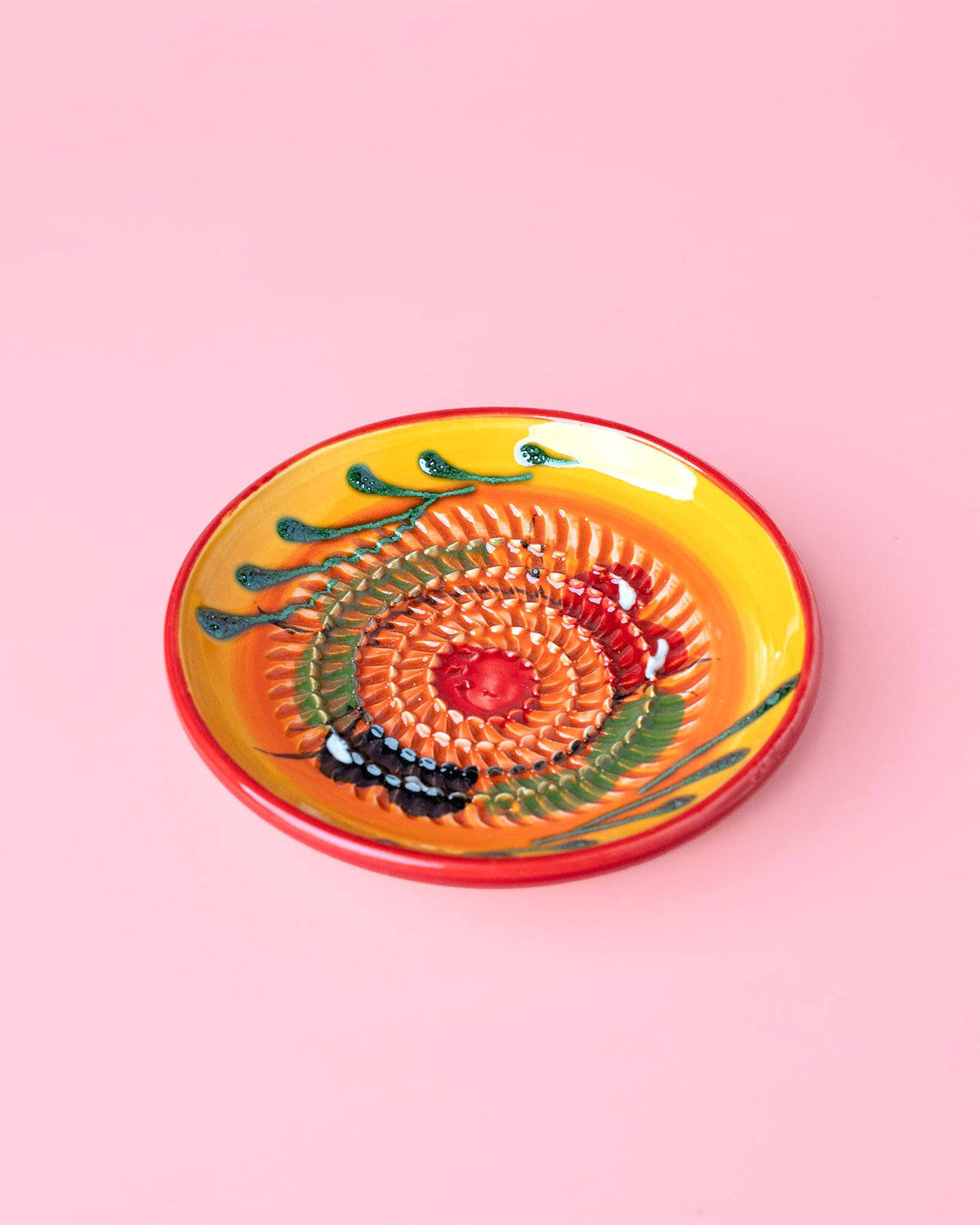 Keramik Reibeteller Provenzalisch Klein – 12,5 cm