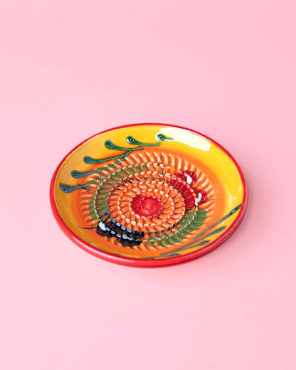 Keramik Reibeteller Provenzalisch Klein – 12,5 cm