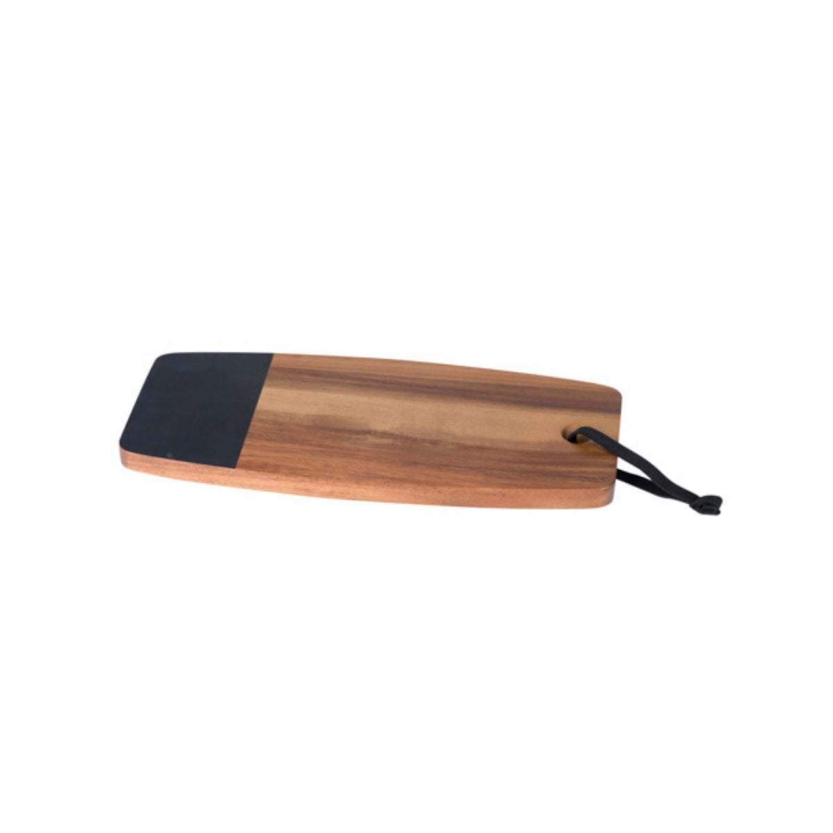Akazienholz Servierbrett mit Kreidefläche 30x13cm